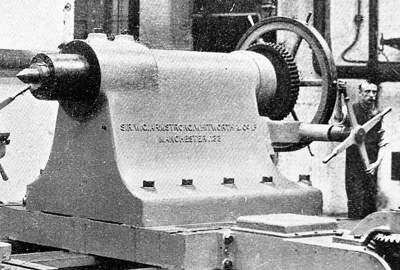 ArmstrongWhitworth lathes and gun barrels